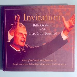 Books Invitation: Billy Graham and The Lives God Touched Like NEW